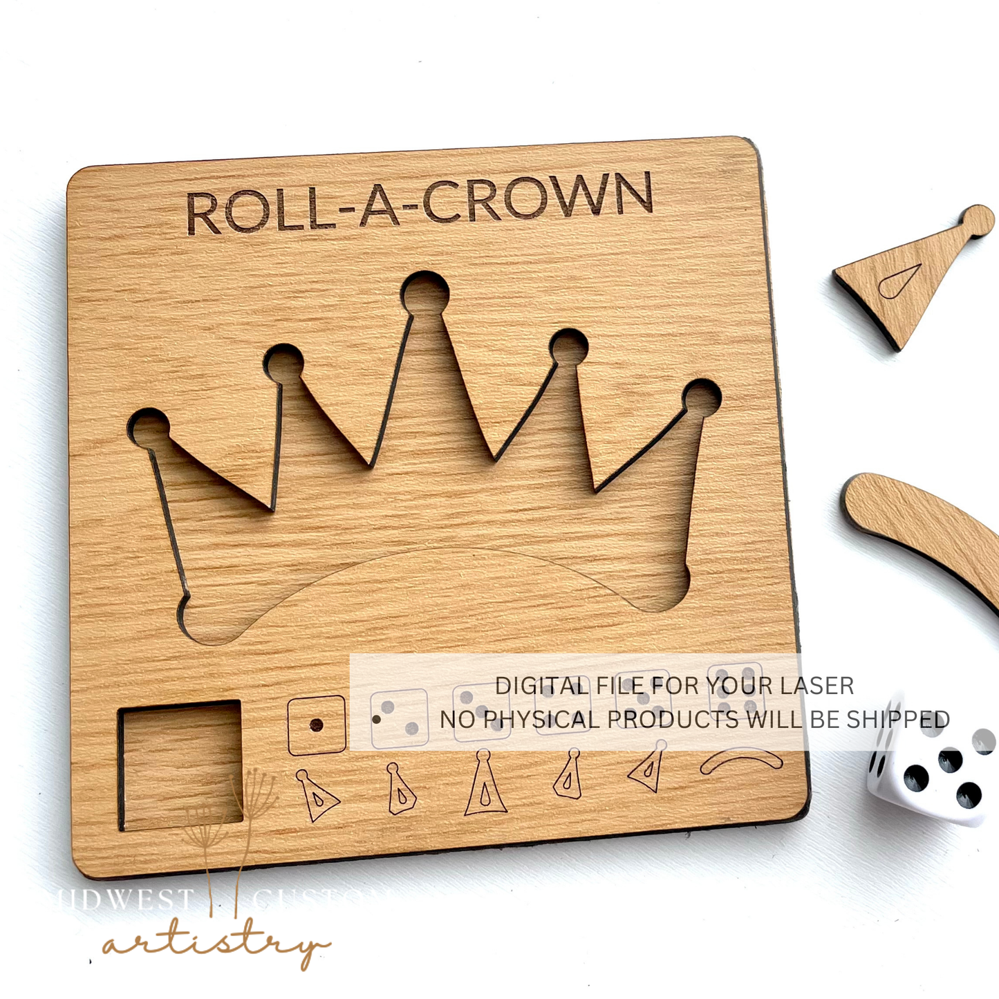 Roll-A-Crown SVG File