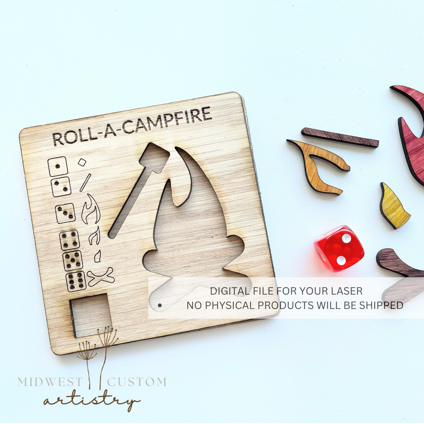 Roll-A-Campfire SVG File