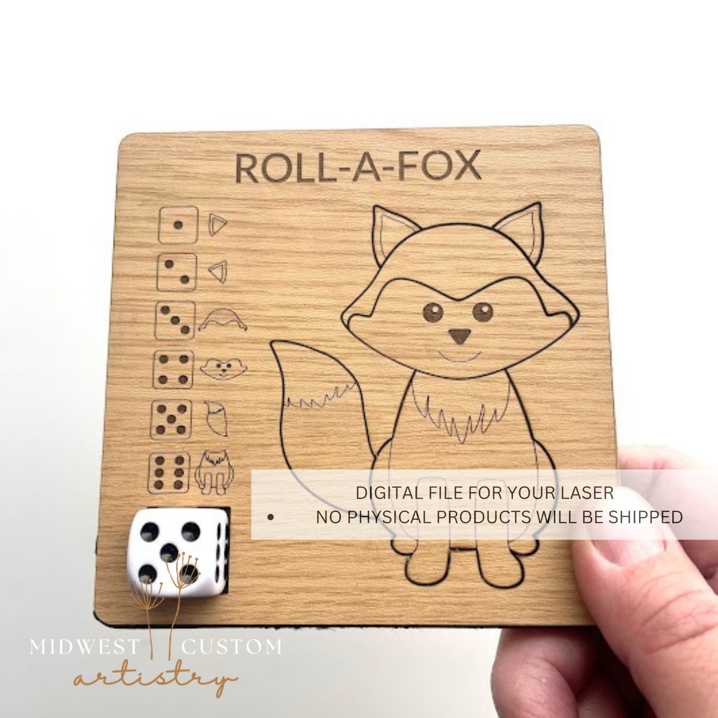 Roll-A-Fox SVG File