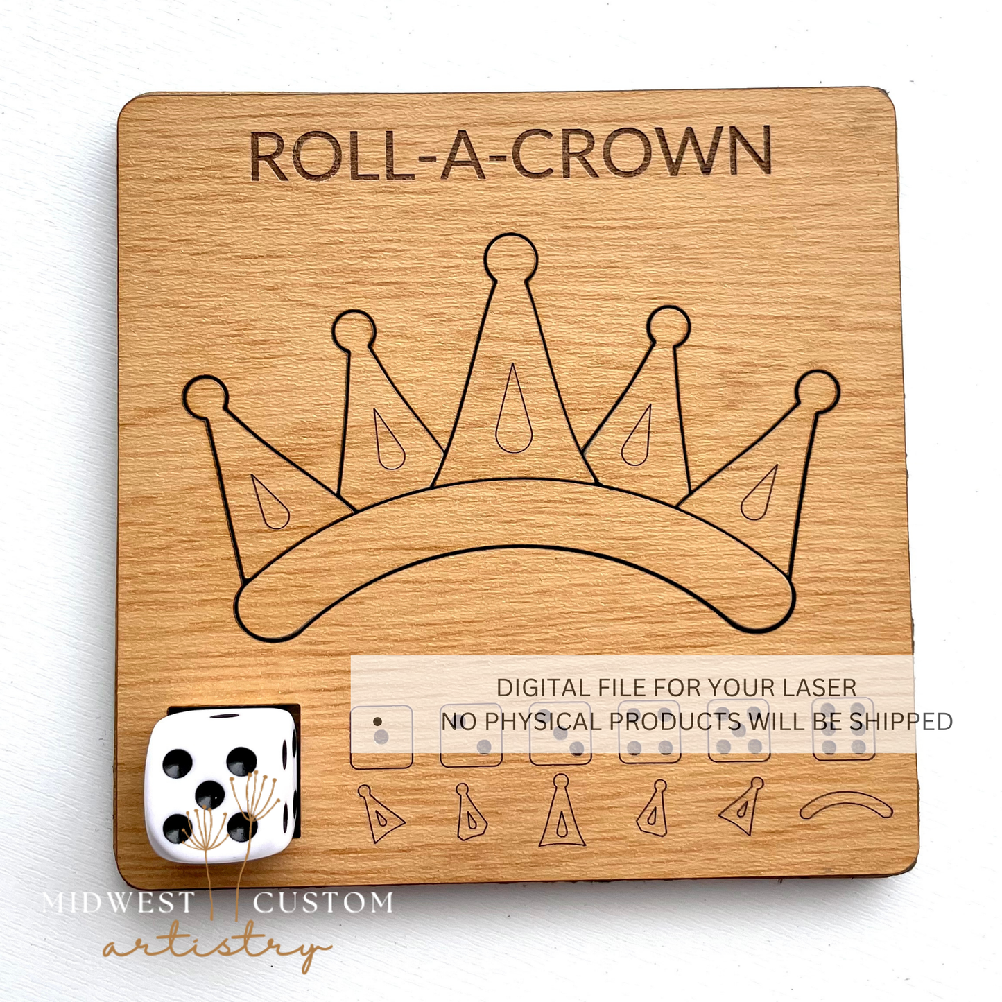 Roll-A-Crown SVG File