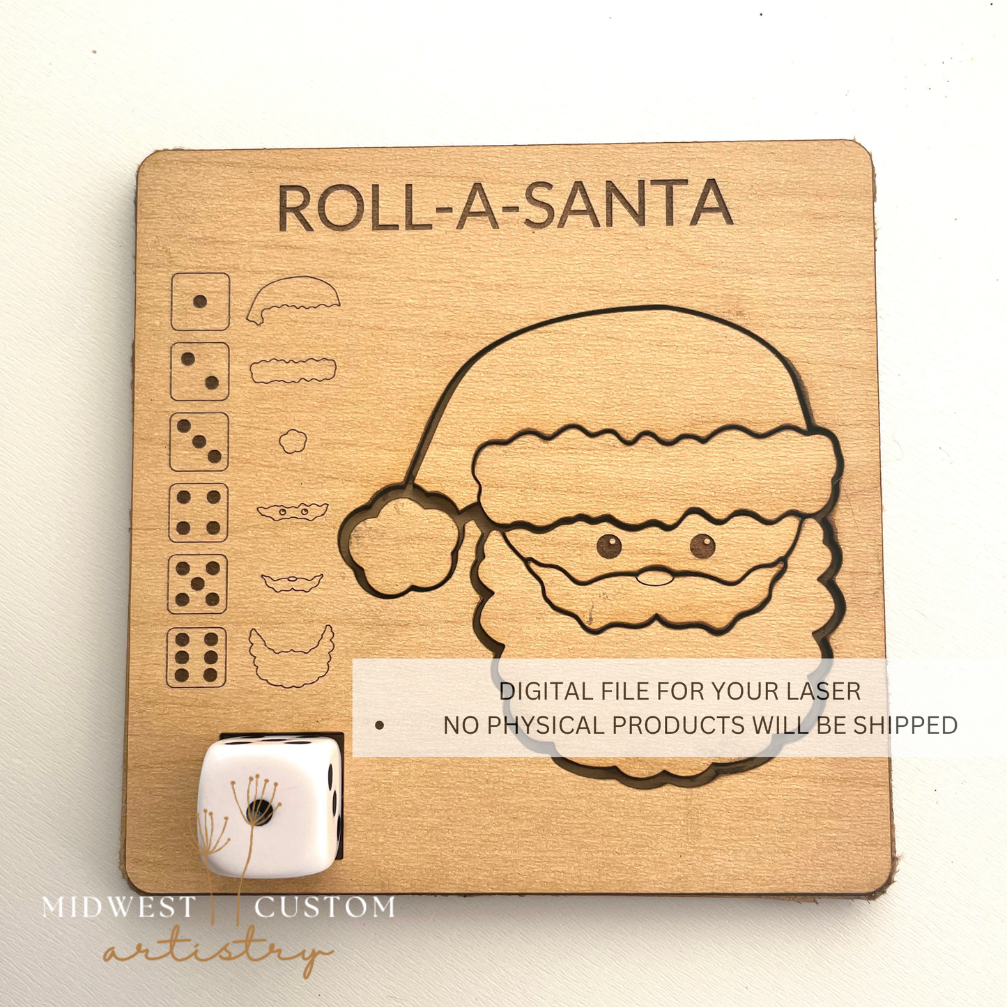 Roll-A-Santa SVG