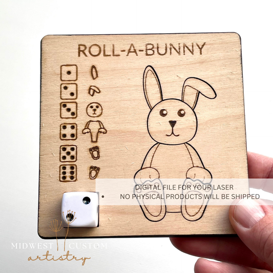 Roll-A-Bunny SVG File