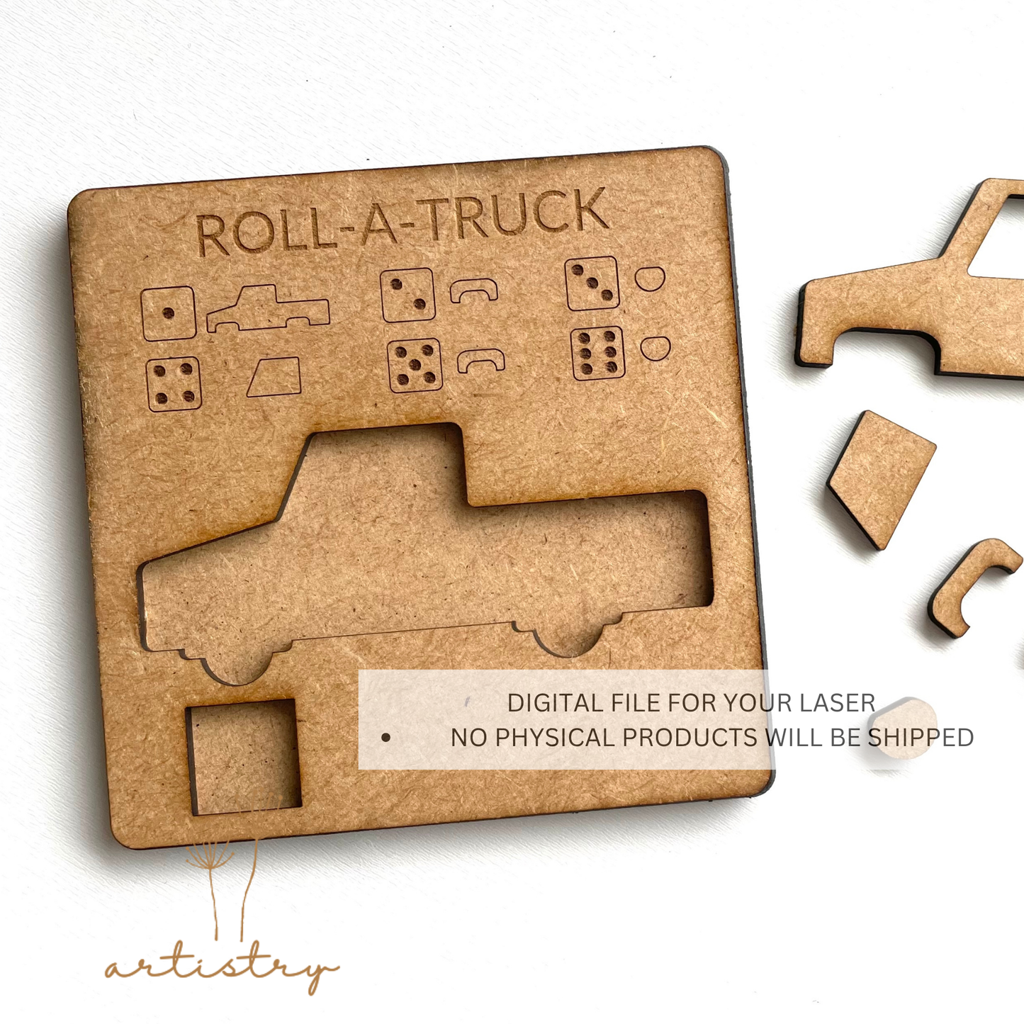 Roll-A-Truck SVG File