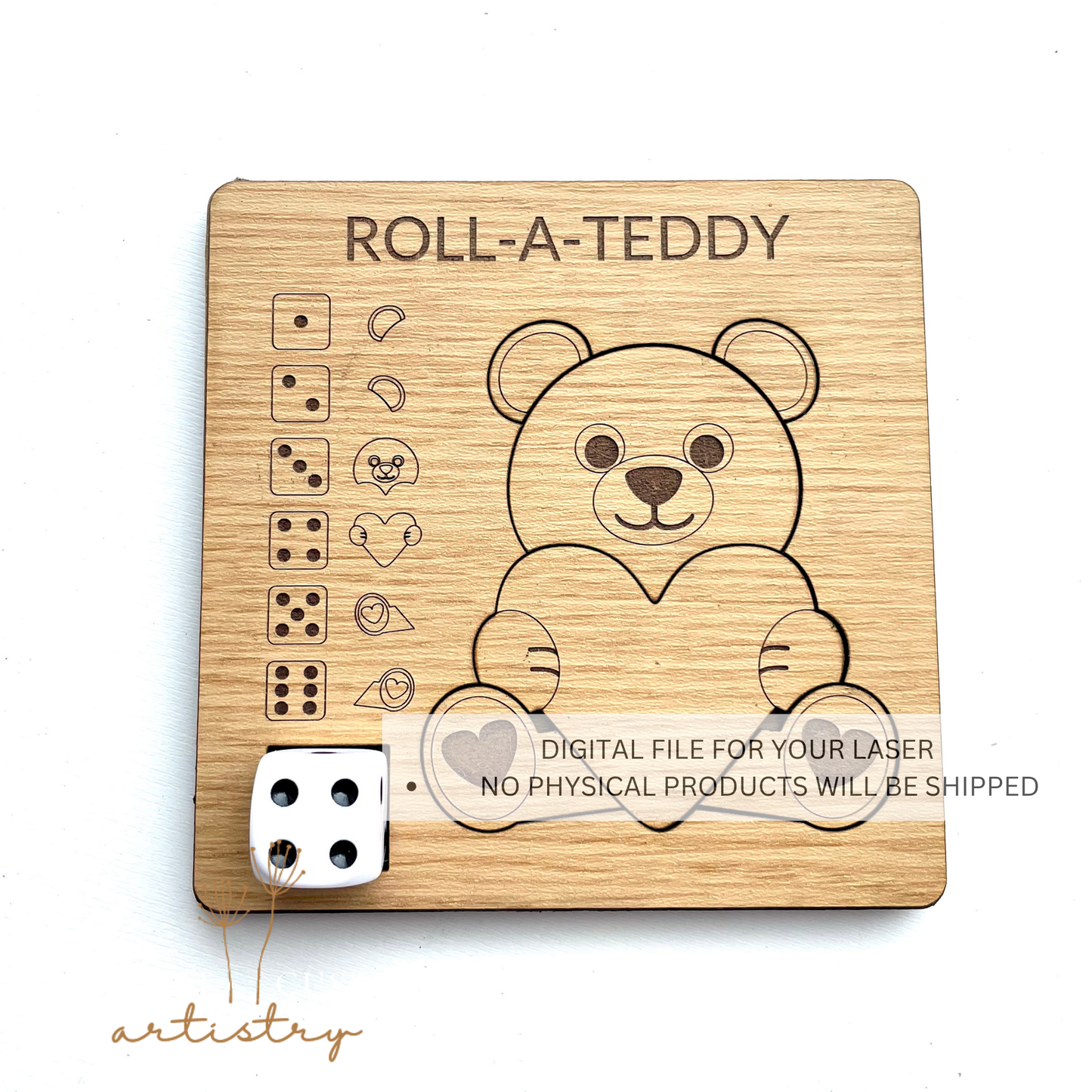 Roll-A-Teddy SVG File