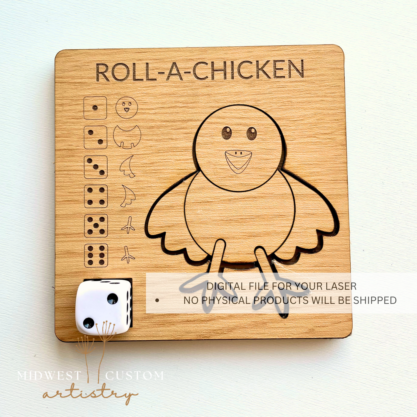 Roll-A-Chicken SVG File