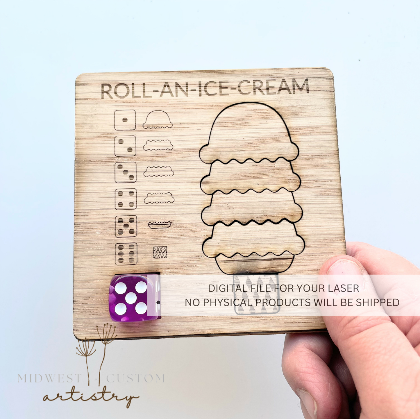 Roll-An-Ice-Cream SVG File