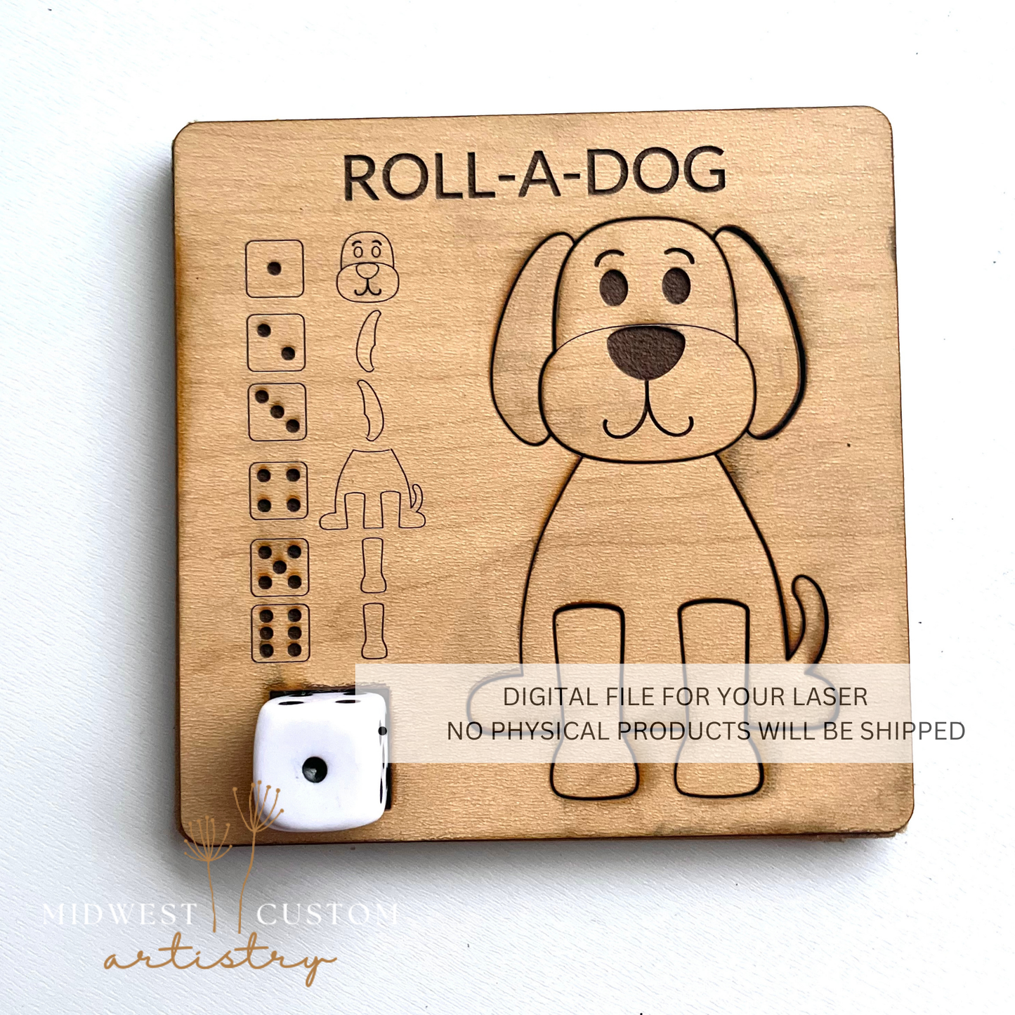 Roll-A-Dog SVG File