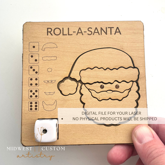 Roll-A-Santa SVG