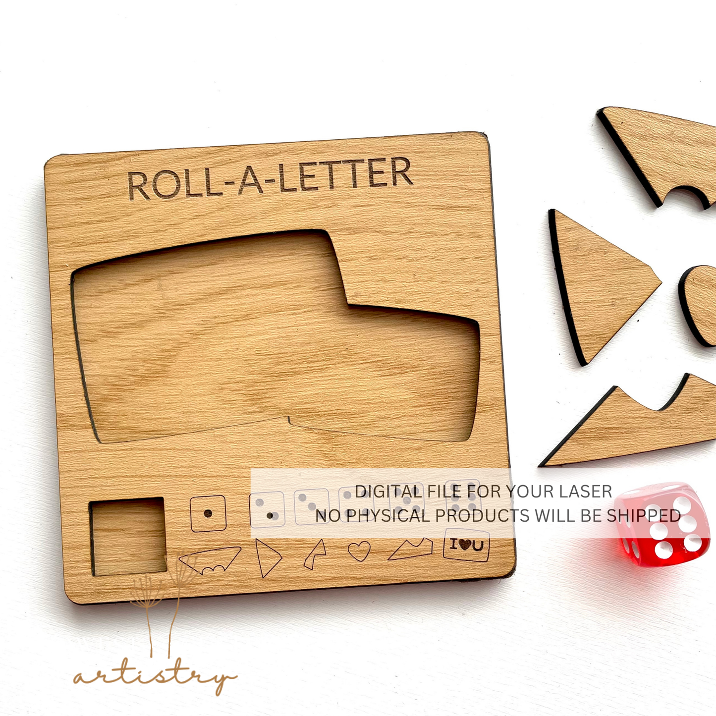 Roll-A-Letter SVG File