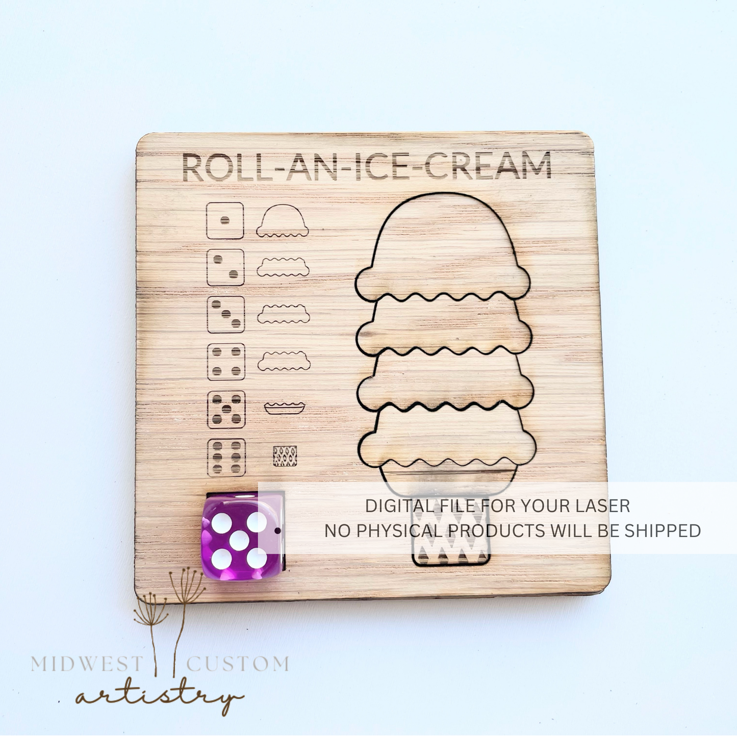Roll-An-Ice-Cream SVG File