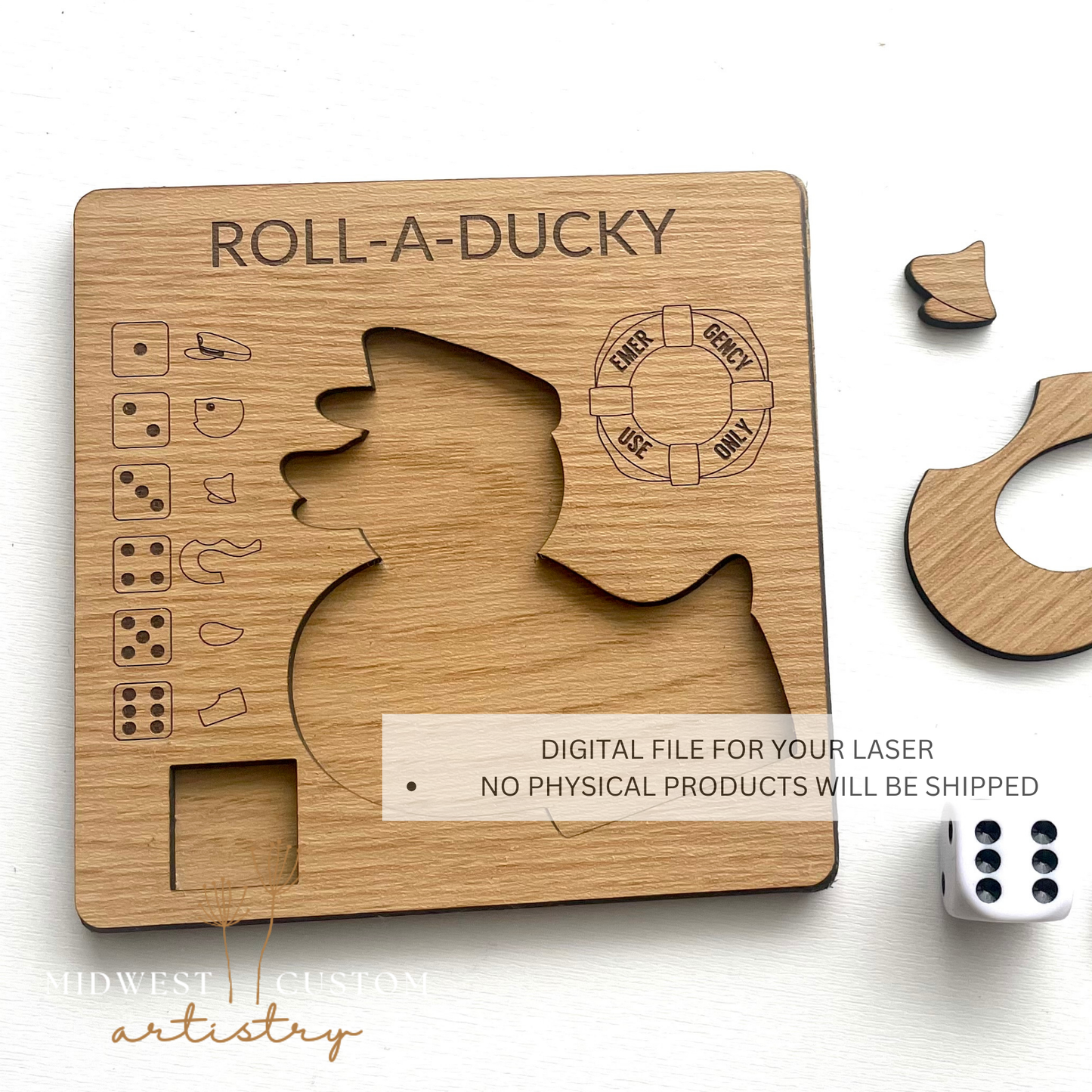 Roll-A-Ducky SVG File