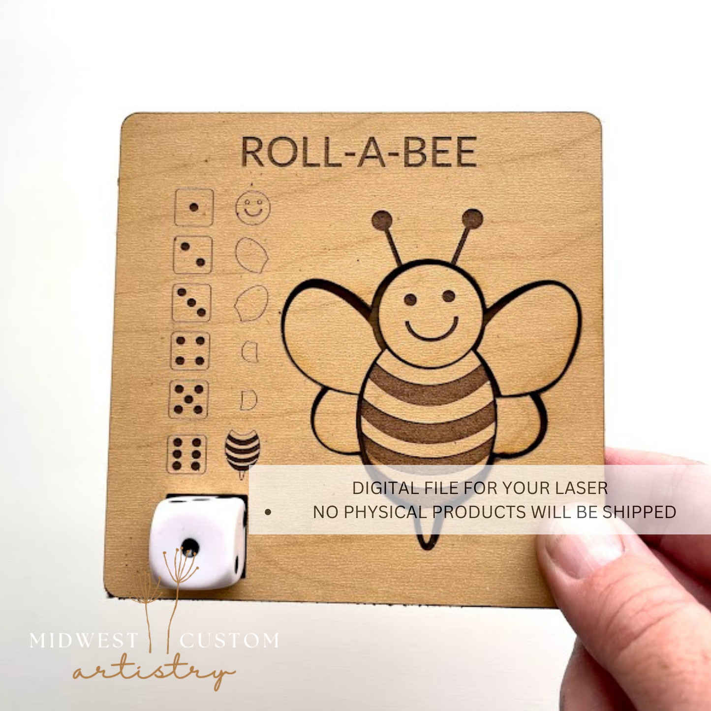 Roll-A-Bee SVG File