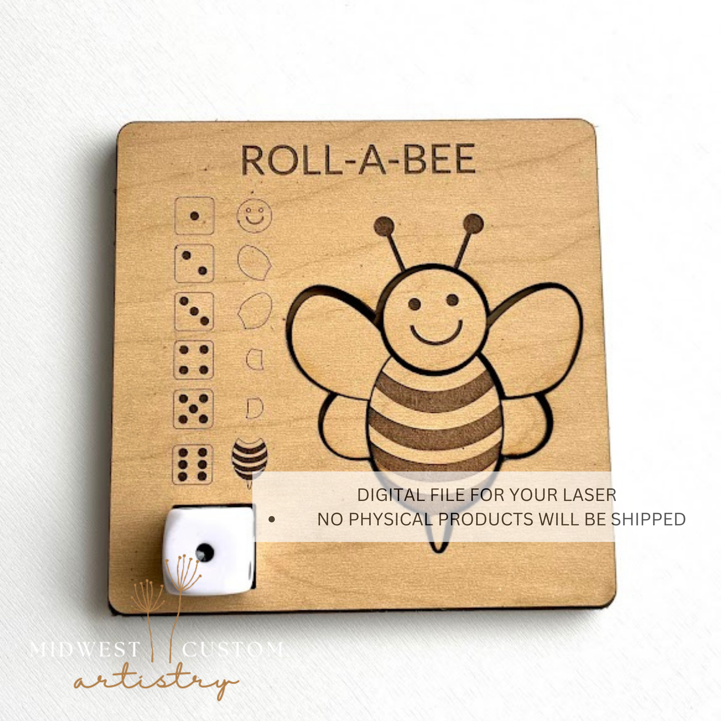 Roll-A-Bee SVG File